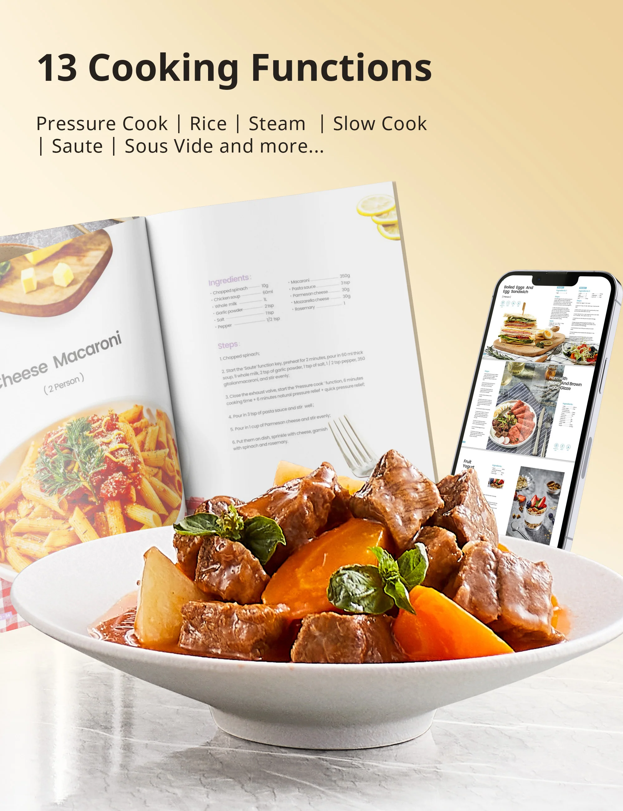 13-in-1 Electric Pressure Cooker - Image 7