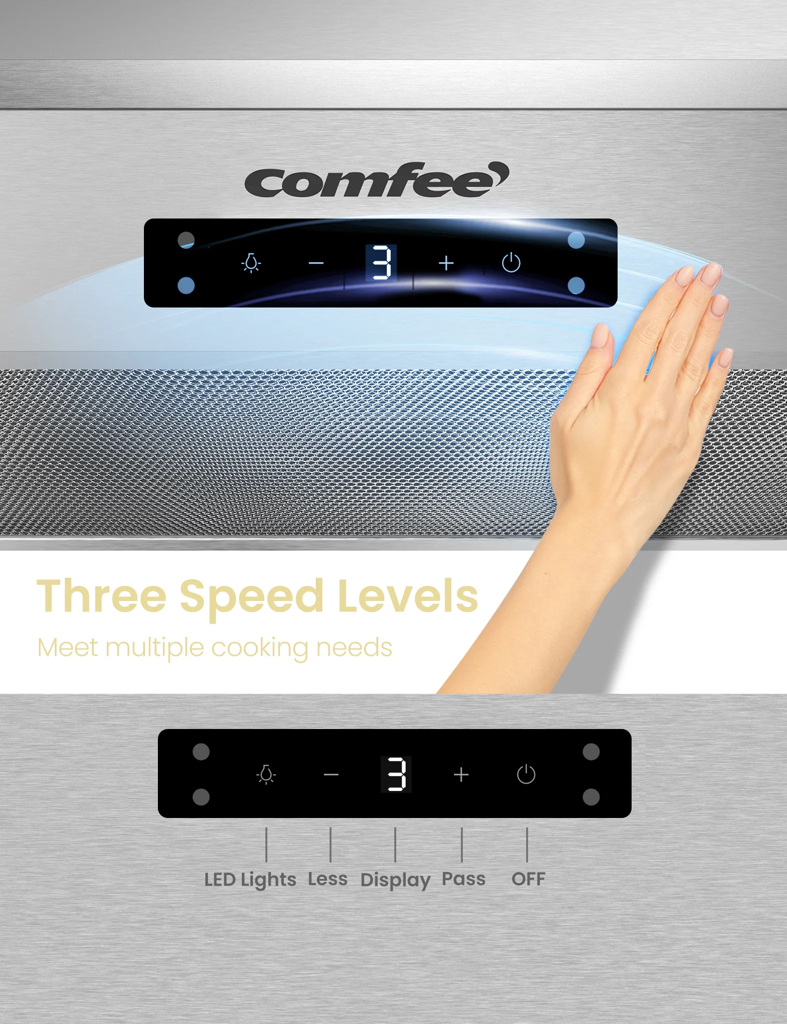 30" Gesture Control Insert Vent Hood - Image 4