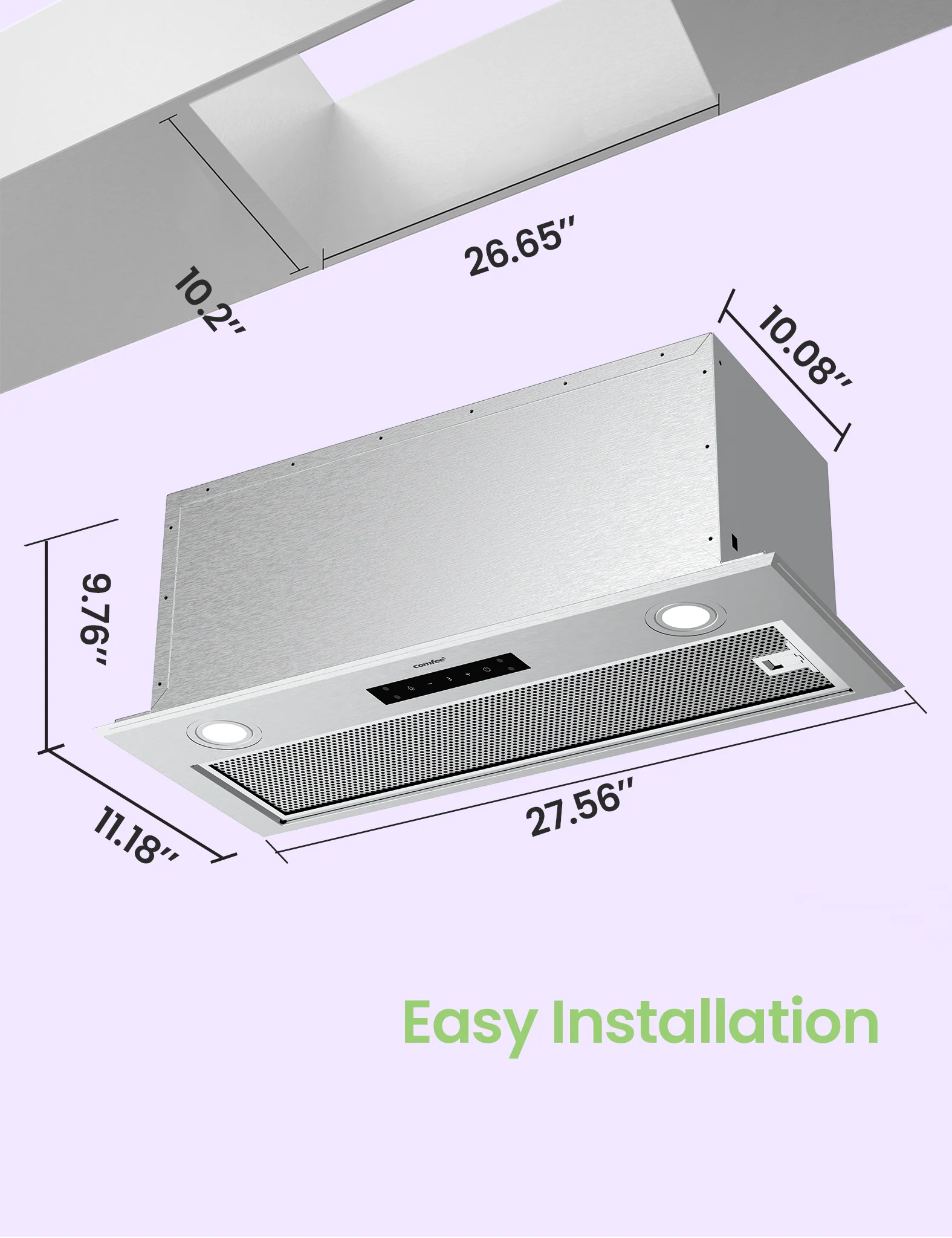 30" Gesture Control Insert Vent Hood - Image 5