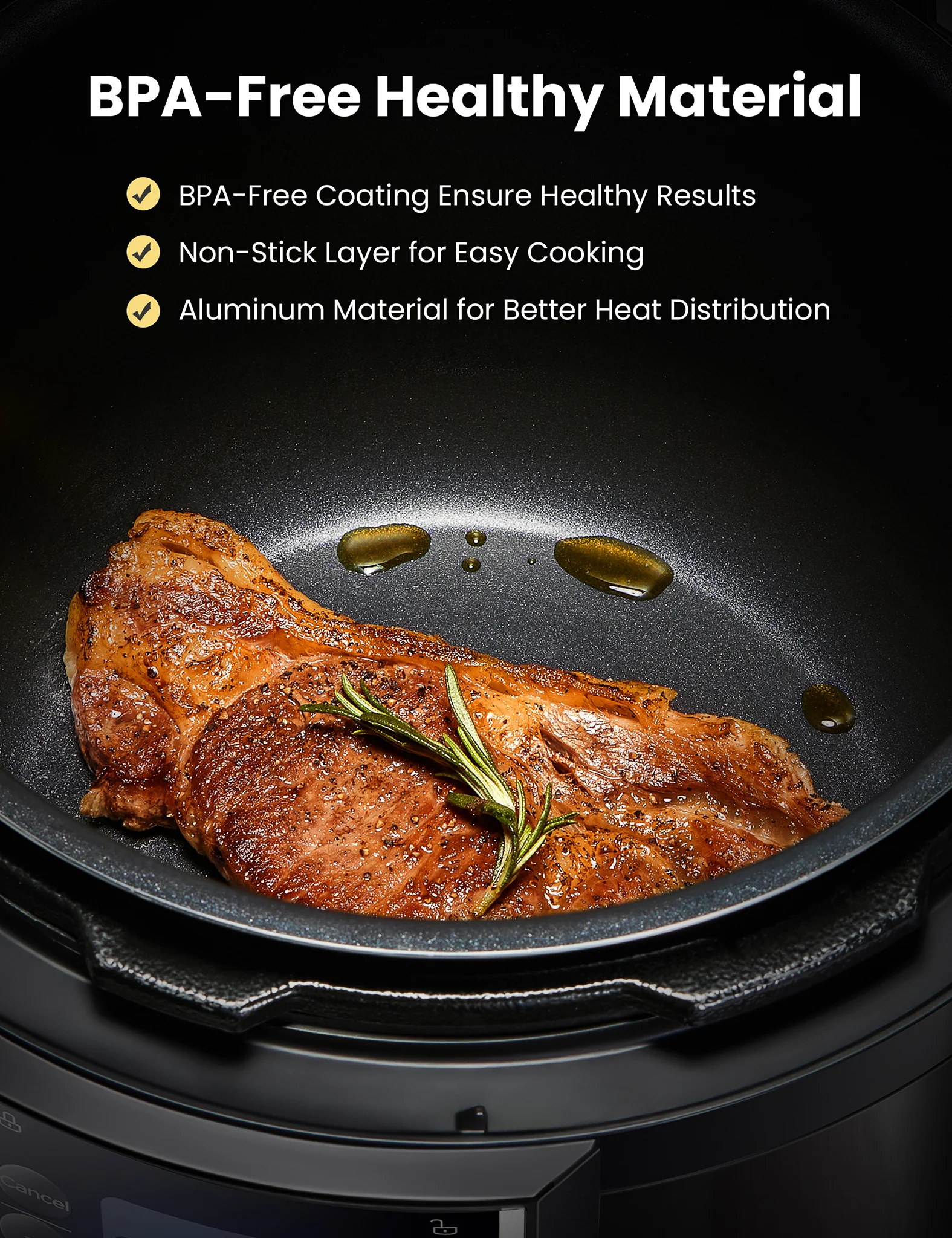 6 Qt Electric Pressure Cooker - Image 5