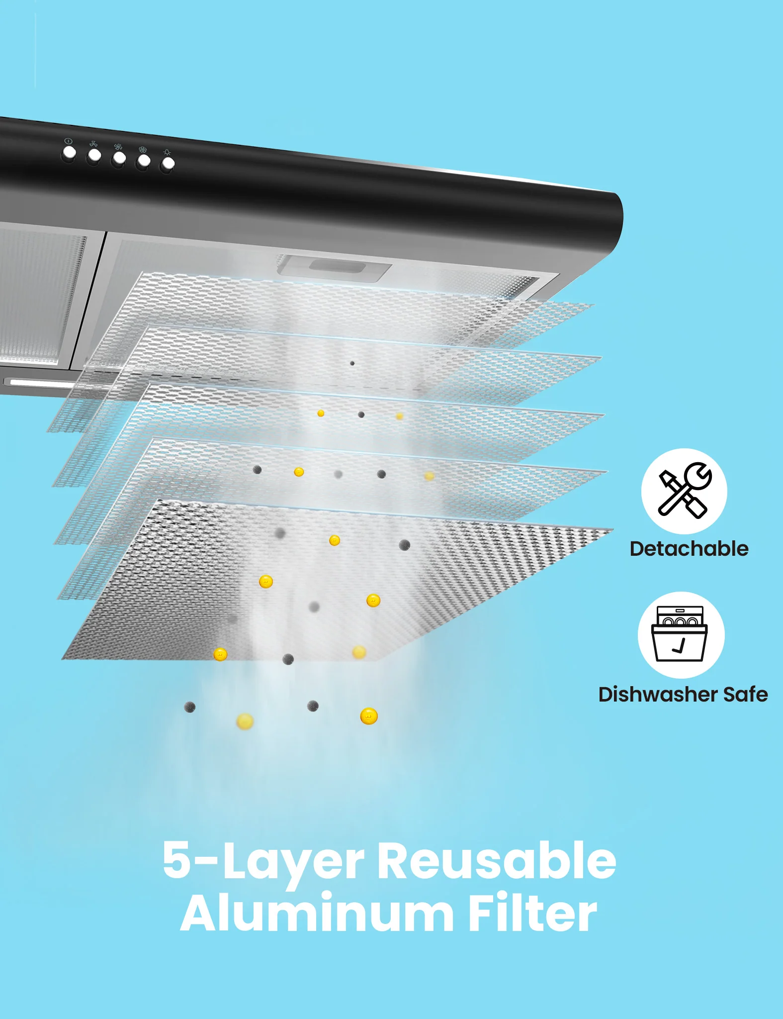 30" Dual Under Cabinet Range Hood - Image 6
