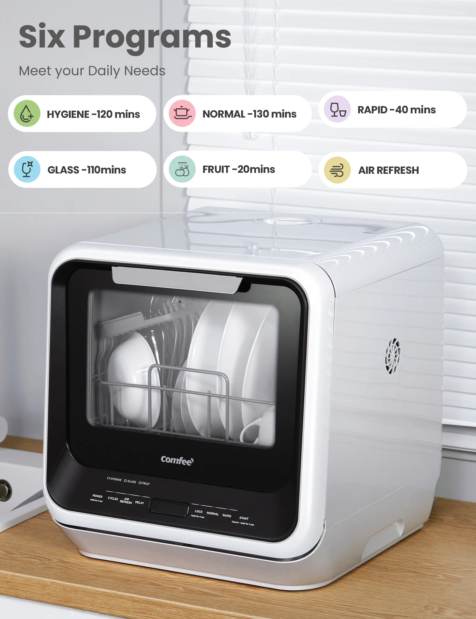 5L Countertop Dishwasher - Image 7