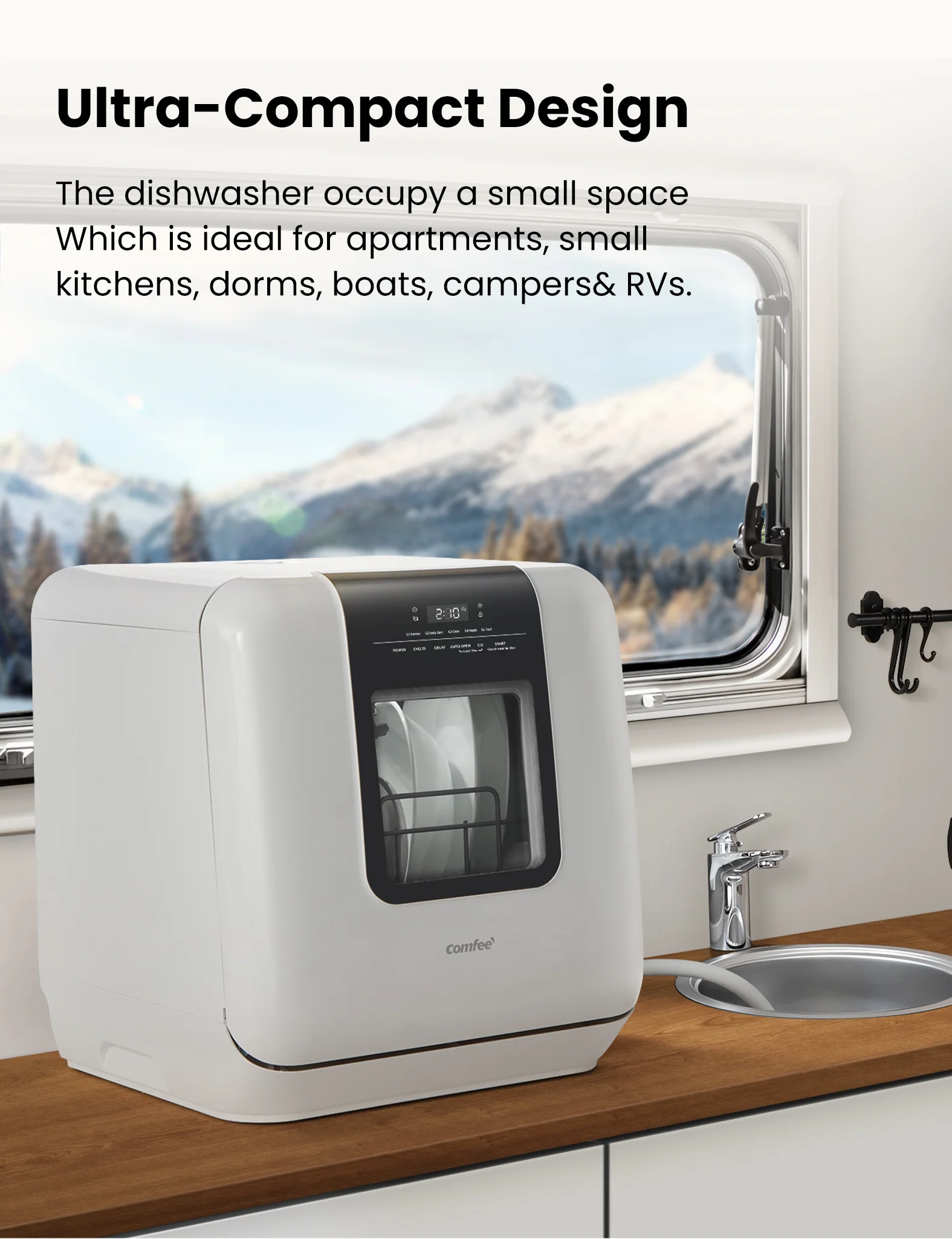 6L Countertop Dishwasher - Image 9