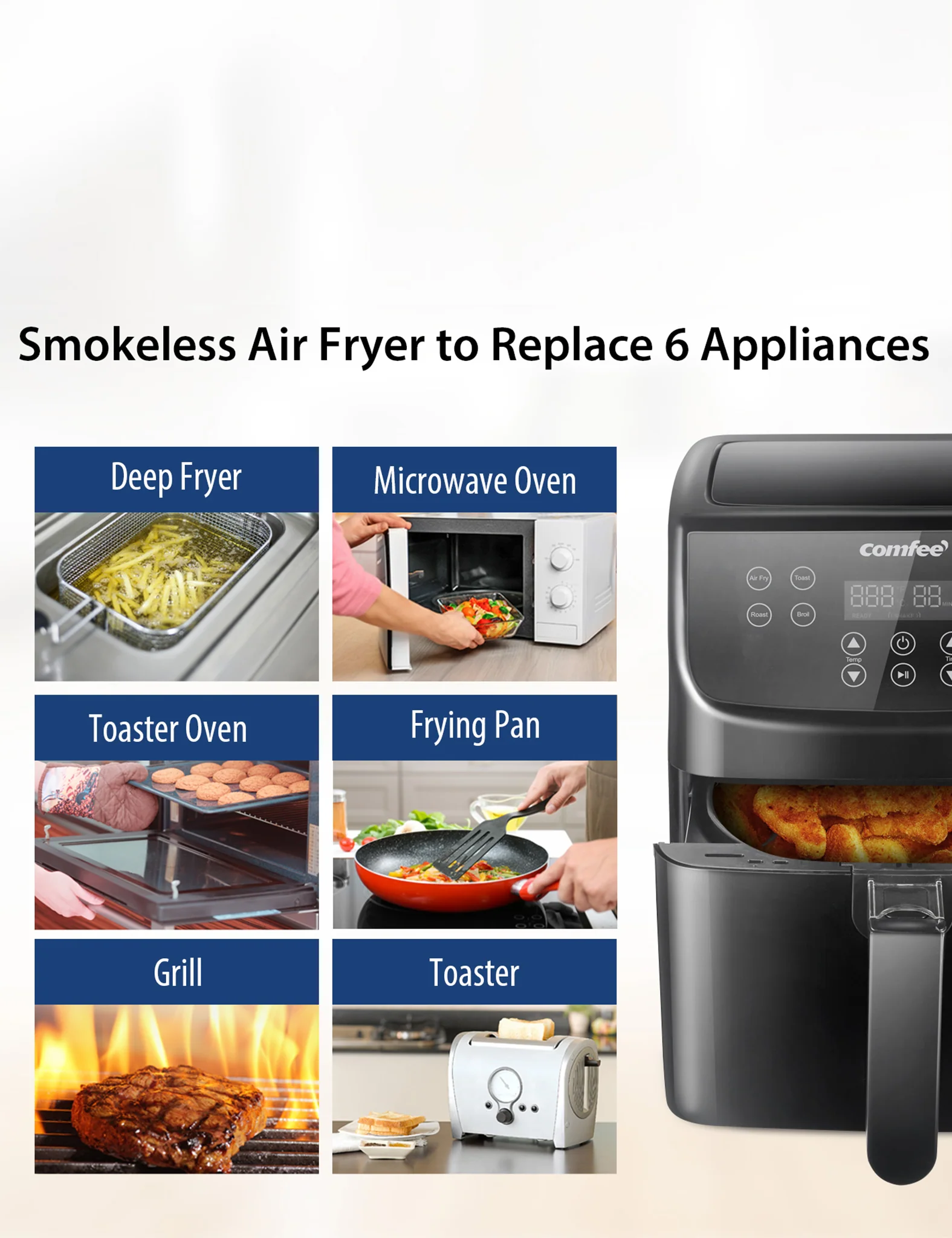 5.8 Qt Digital Air Fryer - Image 8