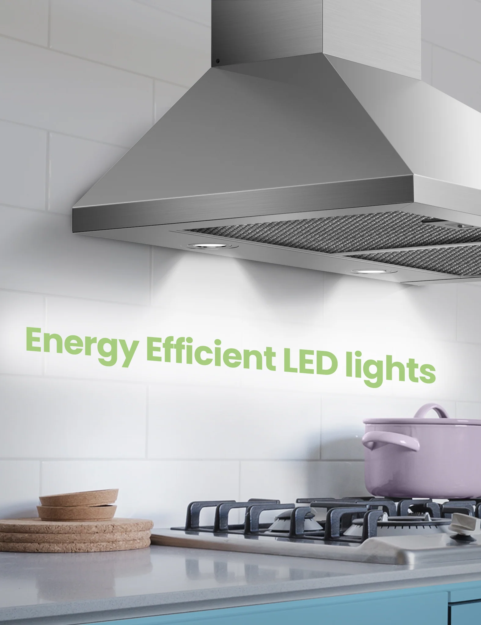 30" Ducted Pyramid Range Hood - Image 6
