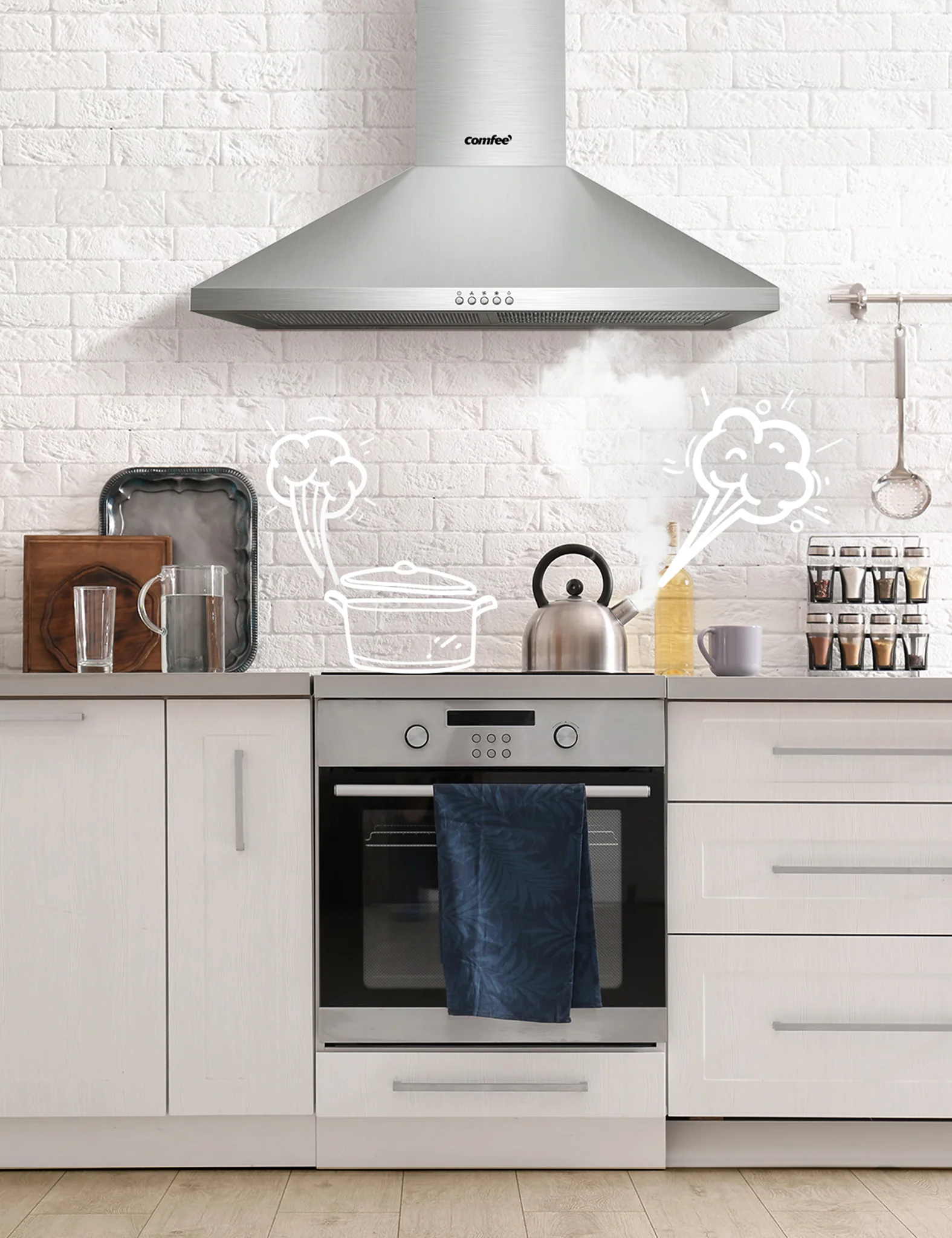 30" Ducted Pyramid Range Hood - Image 7