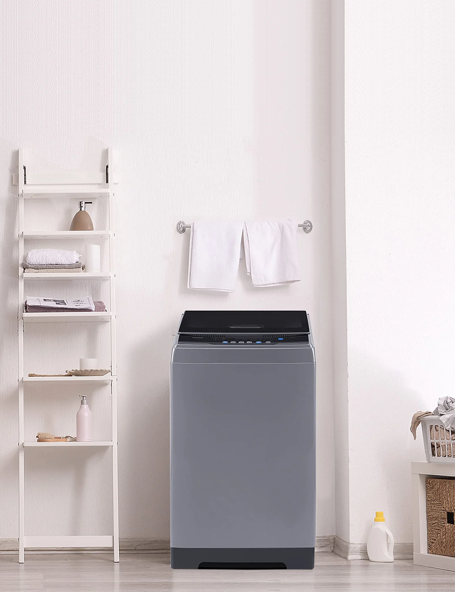 2.4 Cu.ft Portable Washing Machine - Grey - Image 7