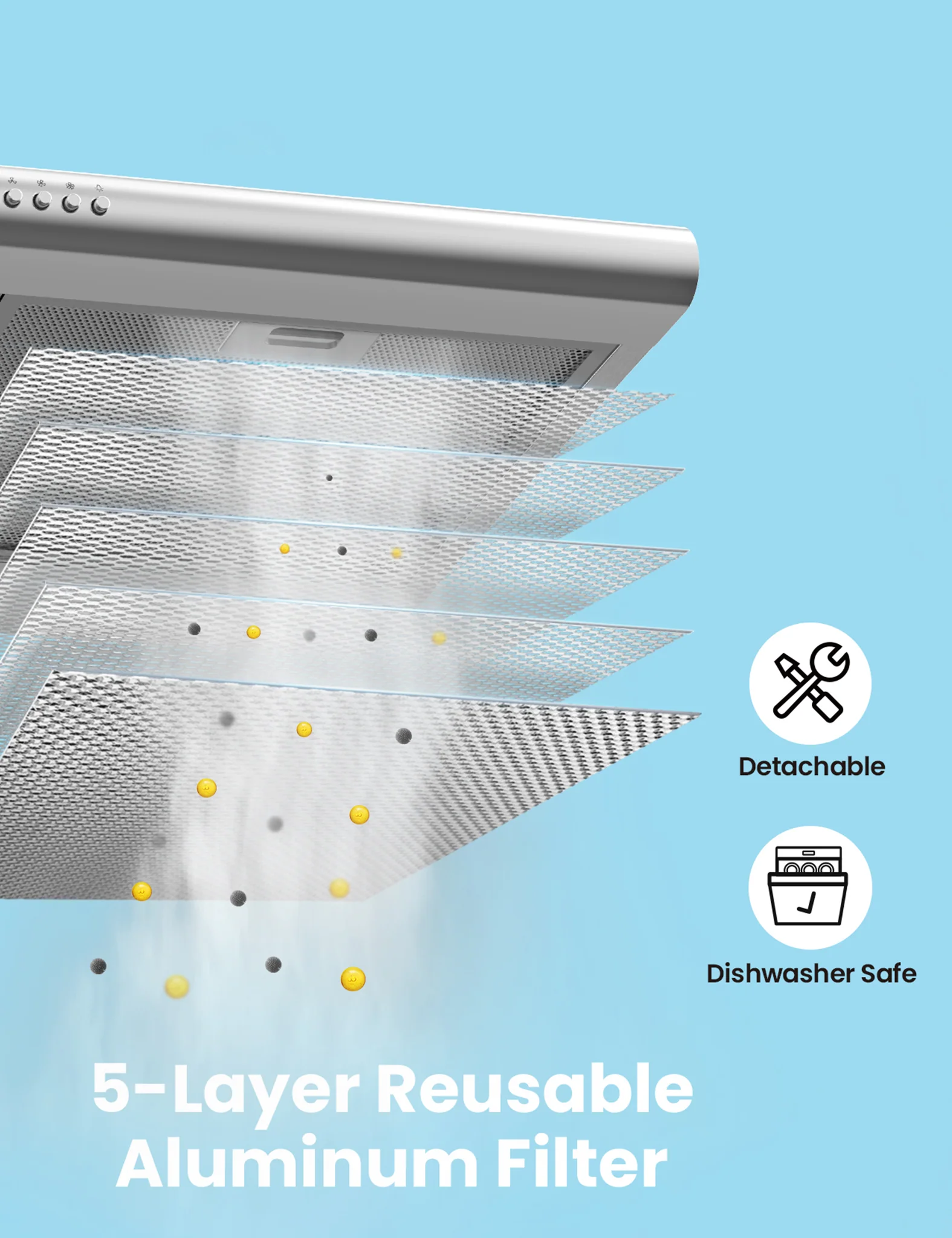 2.0 30" Dual Under Cabinet Range Hood - Image 6