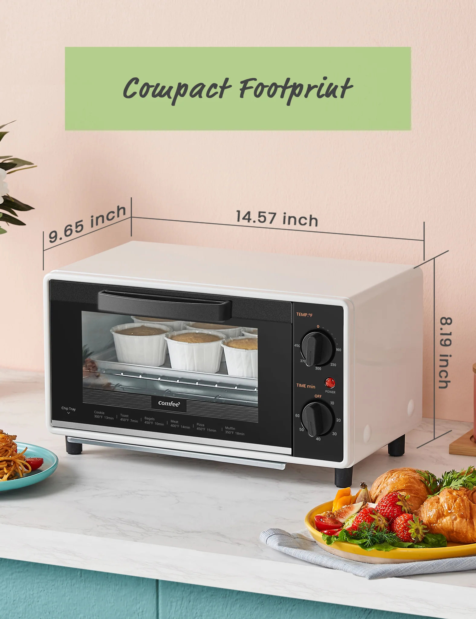 Mini 2-Slice Toaster Oven - Image 5