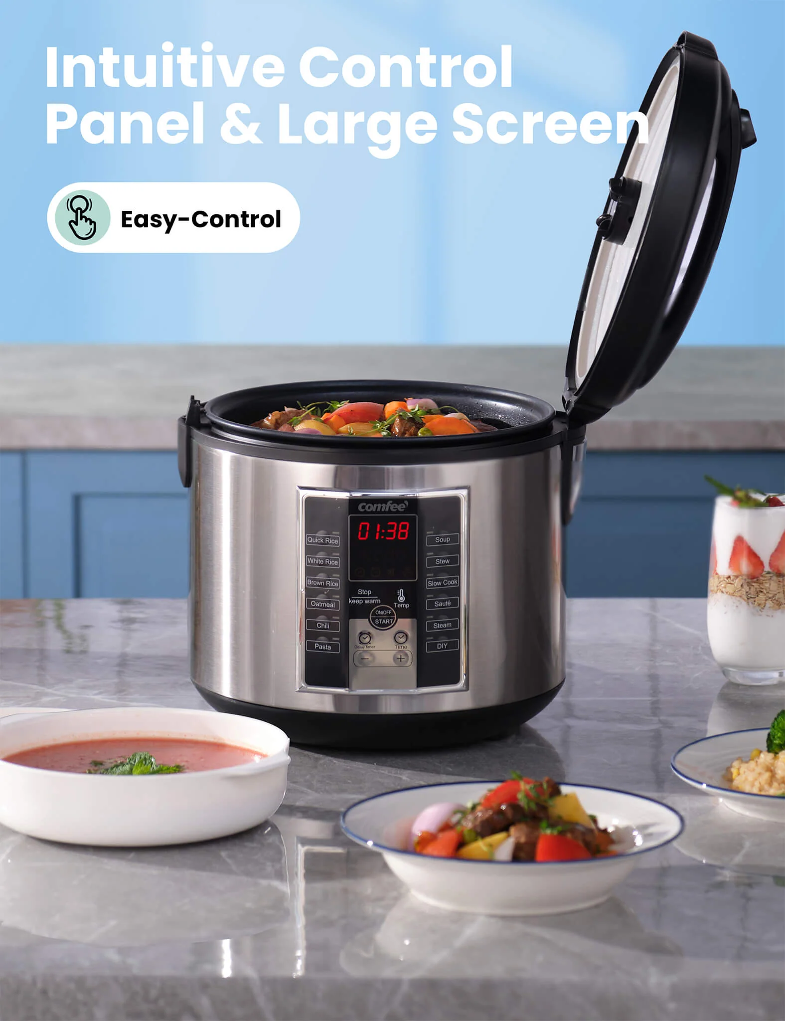 5.2 Qt Multifunction Rice Cooker - Image 4