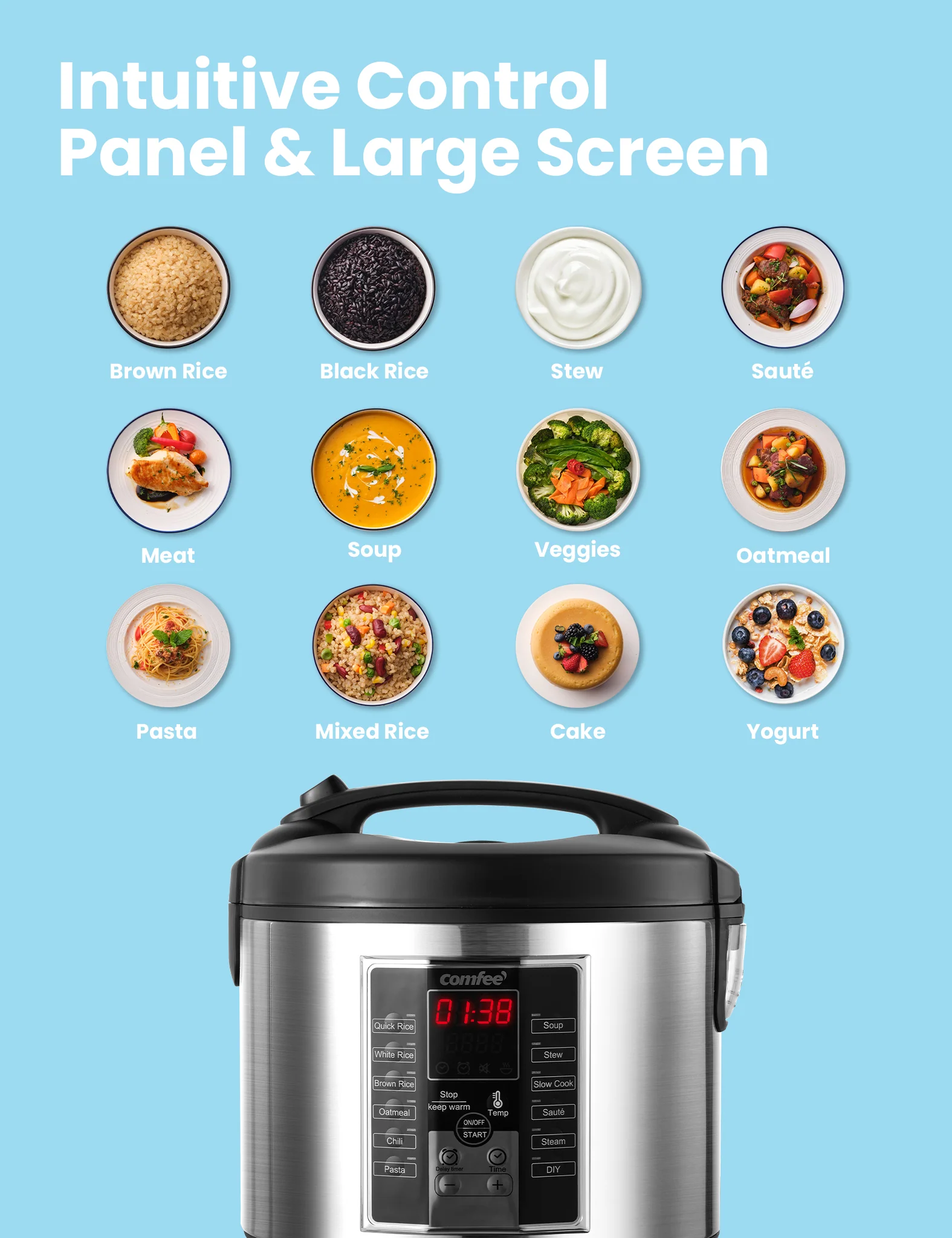 5.2 Qt Multifunction Rice Cooker - Image 5
