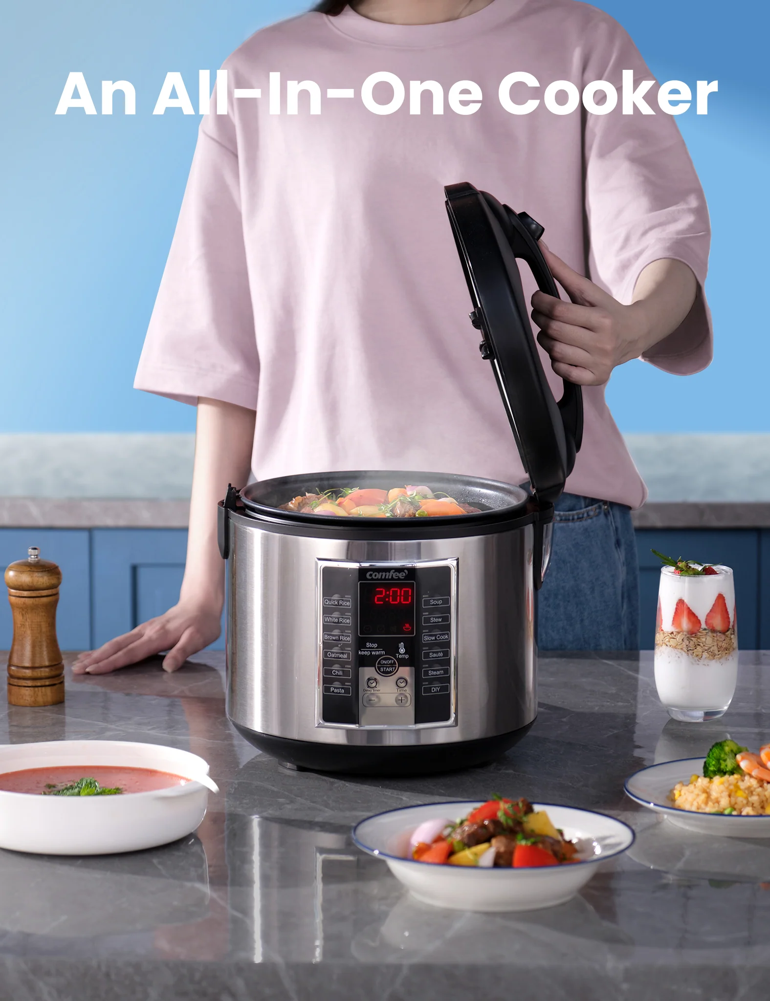 5.2 Qt Multifunction Rice Cooker - Image 7
