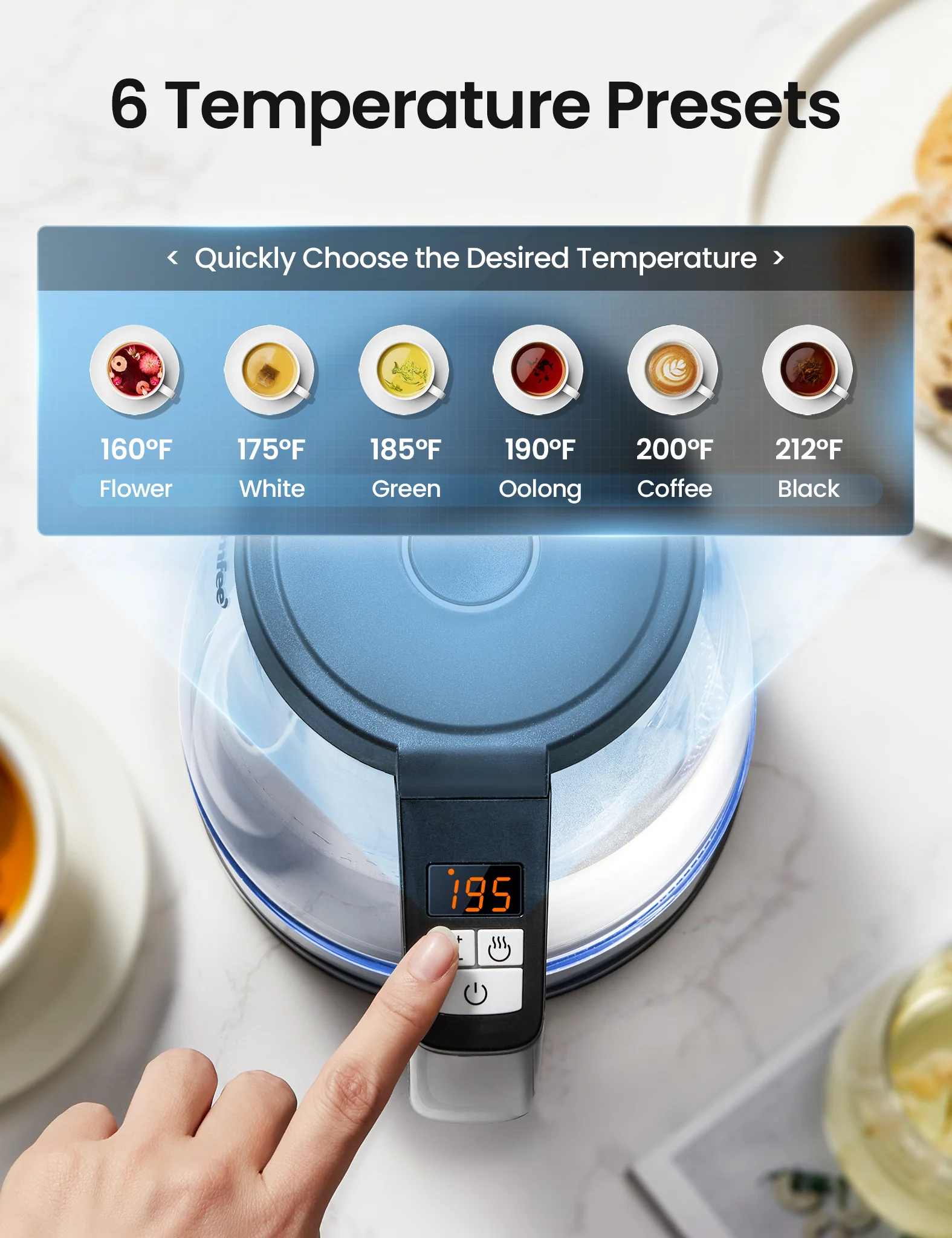 Quick Boiling Glass Electric Kettle - Image 3