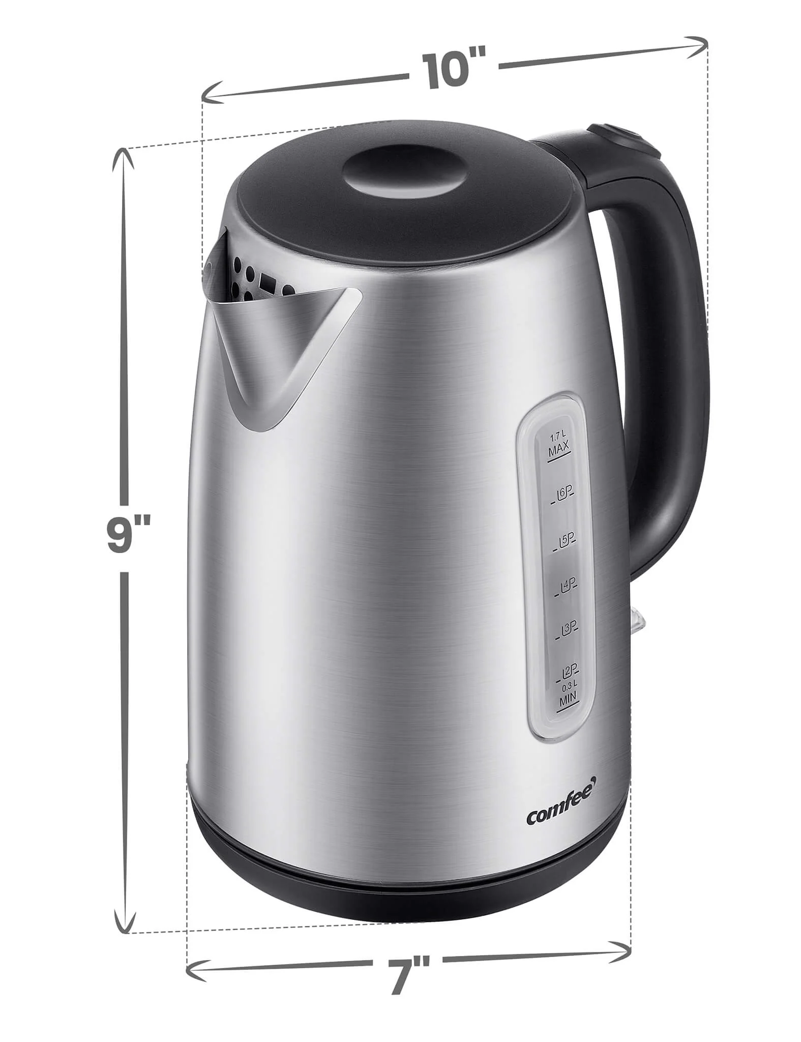 1.7L Stainless Steel Electric Kettle - Image 9