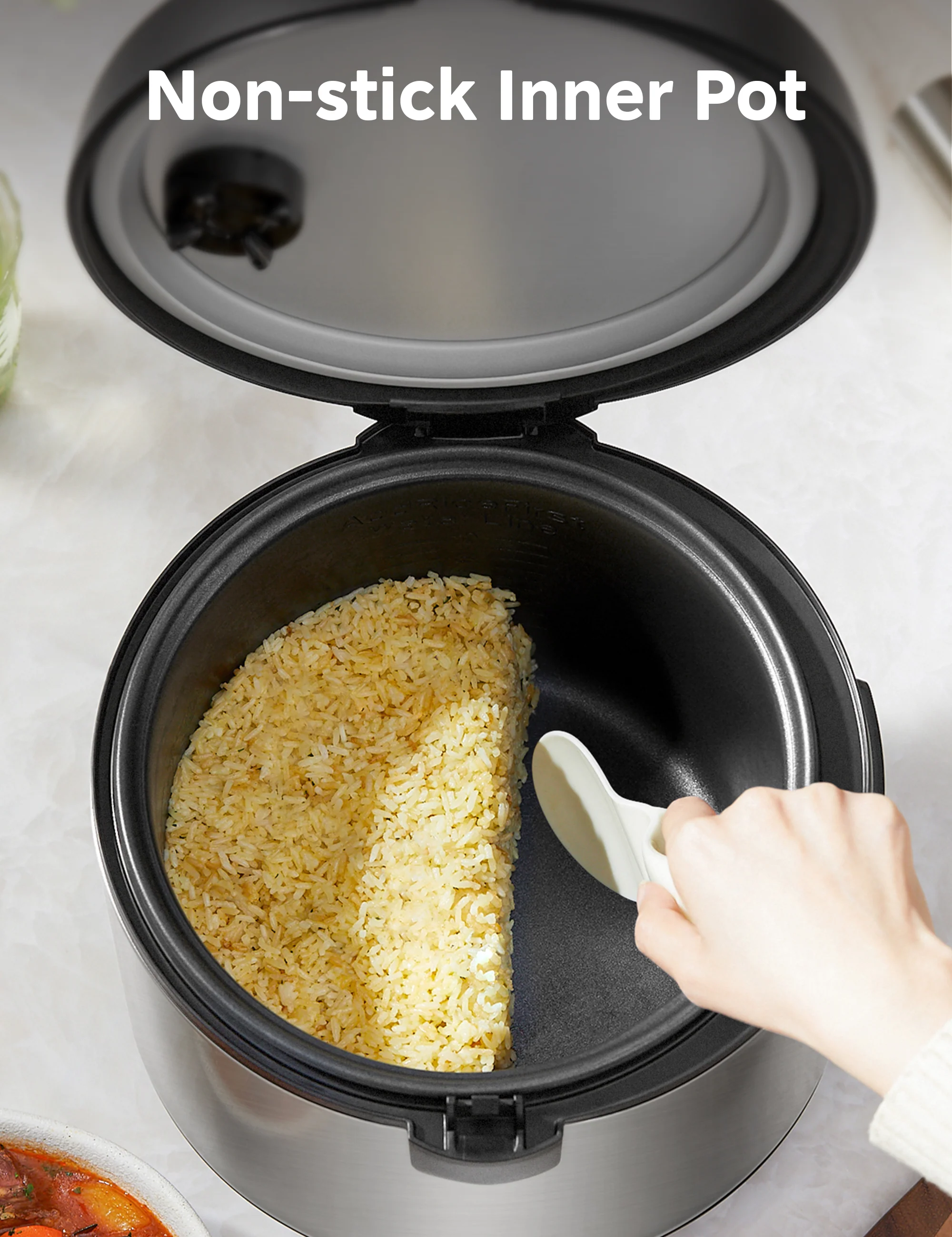 5.2 Qt Stainless Steel Rice Cooker - Image 6