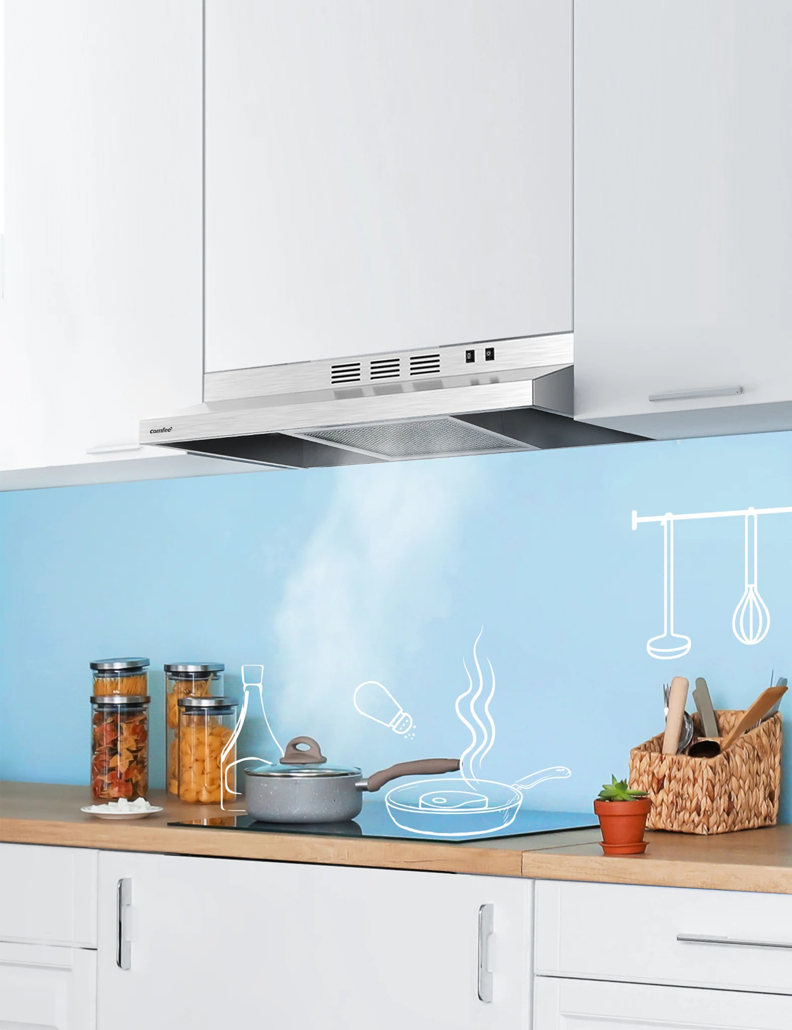 30" F13 Under Cabinet Range Hood - Image 8