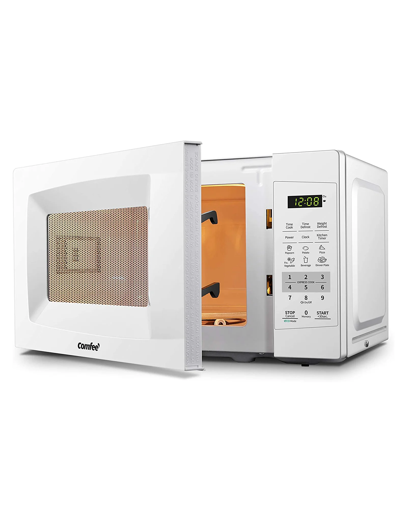 0.7 Cu.ft Countertop Microwave Oven - White - Image 7