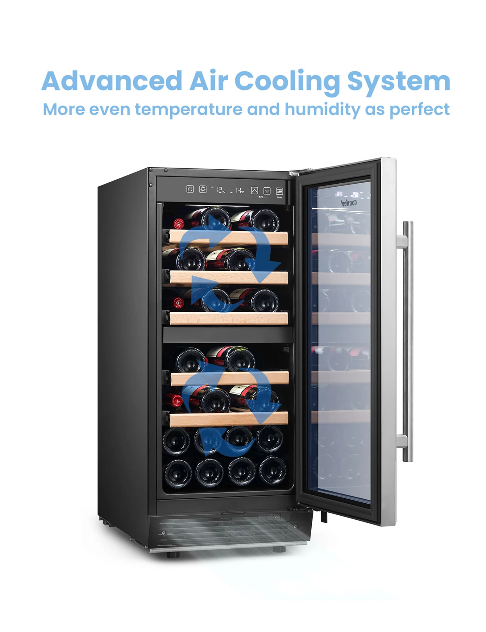 2.8 Cu.ft Wine Cooler Refrigerator - Image 3